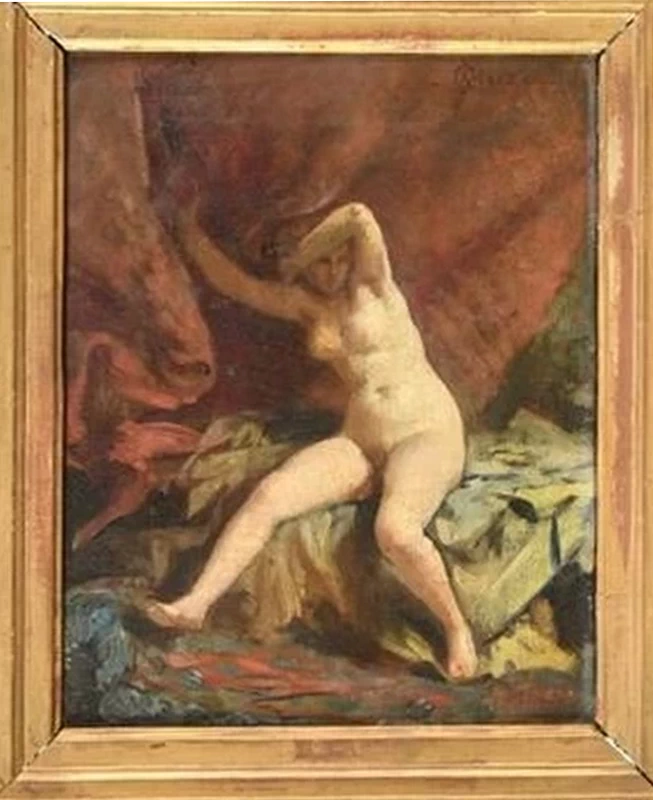 Pierre - Paul, Léon Glaize, Nudo su un drappeggio
